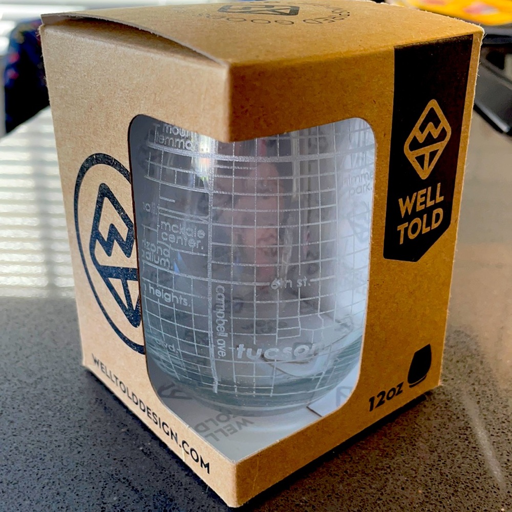 University of Arizona Glass Cup